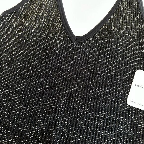 Free People Lurex Solid Rib Brami in Black Combo - Picture 3 of 6